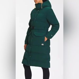 The North Face Green Puffer Coat